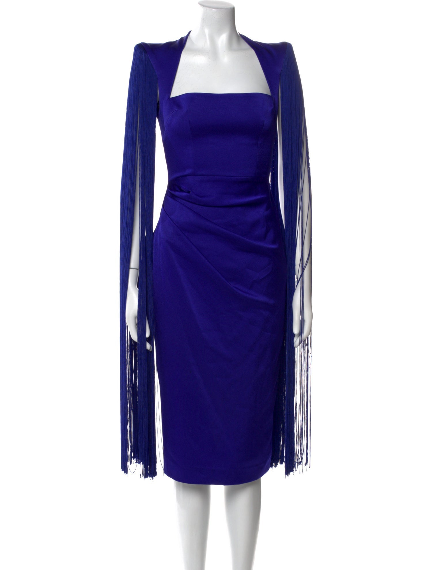 Alex Perry Square Neckline Midi Length Dress