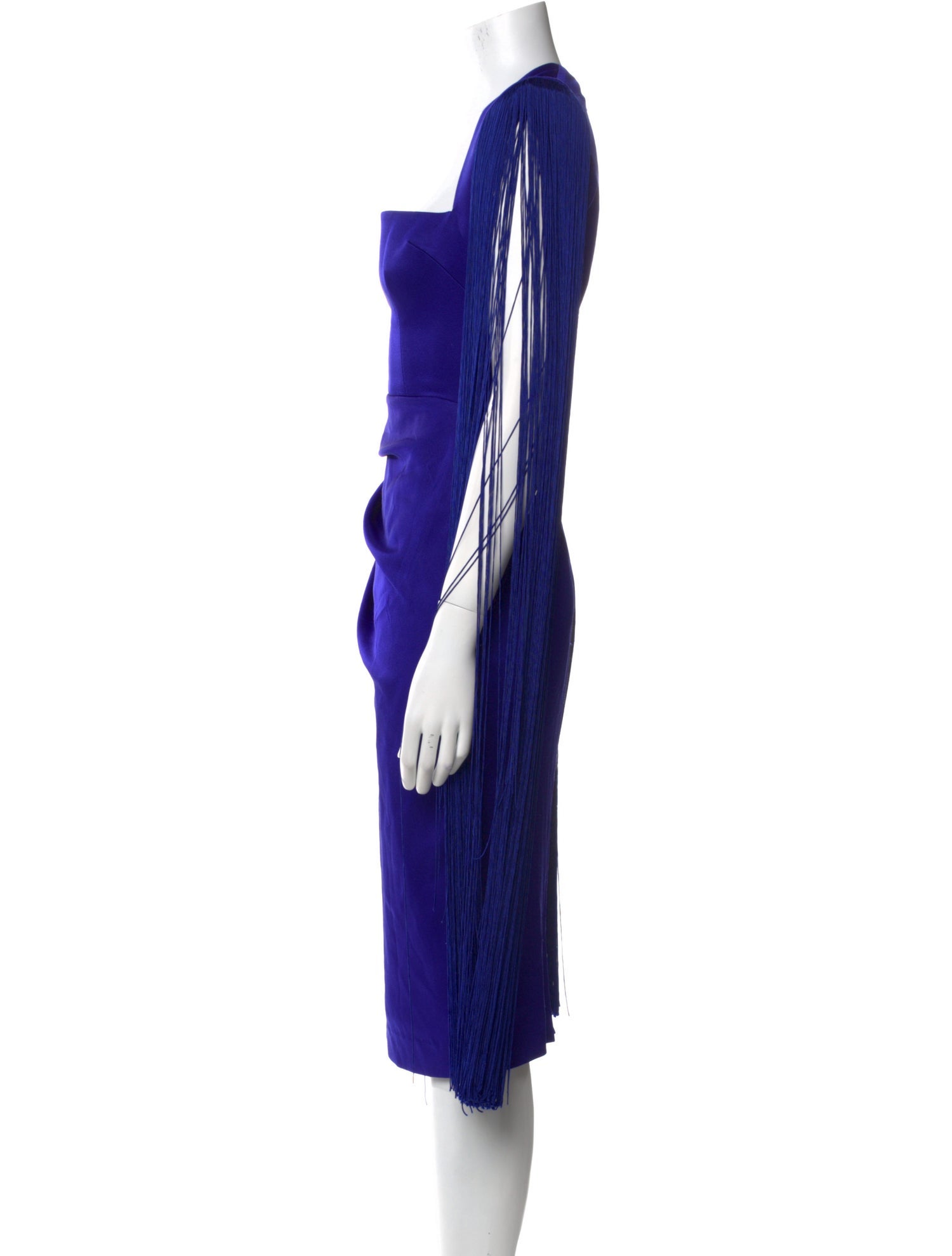 Alex Perry Square Neckline Midi Length Dress