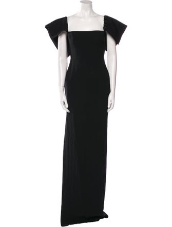 Alex Perry Square Neckline Long Dress