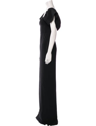 Alex Perry Square Neckline Long Dress