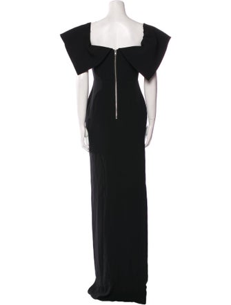 Alex Perry Square Neckline Long Dress