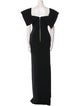 Alex Perry Square Neckline Long Dress