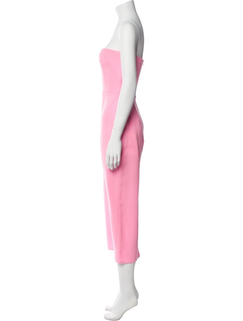 Alex Perry Strapless Midi Length Dress