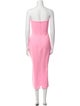 Alex Perry Strapless Midi Length Dress