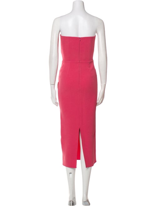 Alex Perry Strapless Midi Length Dress
