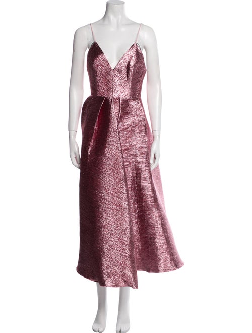 Alex Perry V-Neck Long Dress