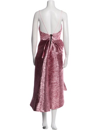 Alex Perry V-Neck Long Dress