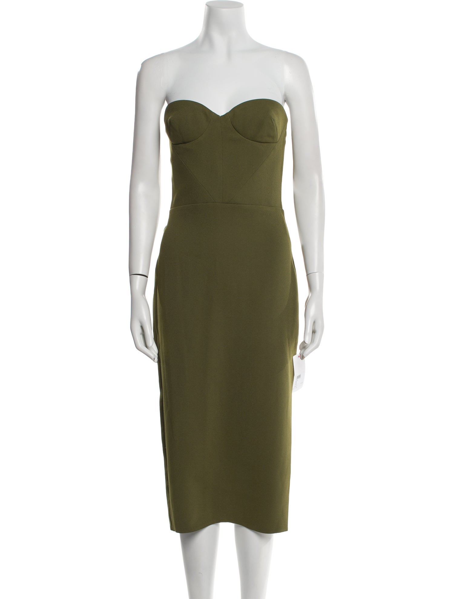 Alex Perry Strapless Knee-Length Dress