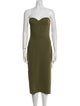 Alex Perry Strapless Knee-Length Dress
