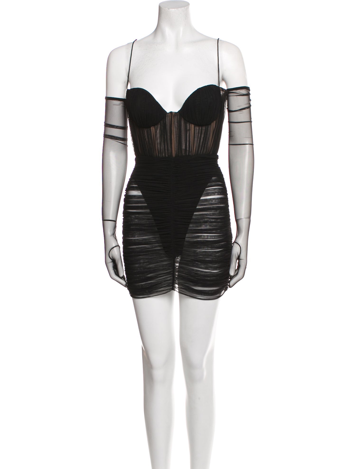 Alex Perry Square Neckline Mini Dress