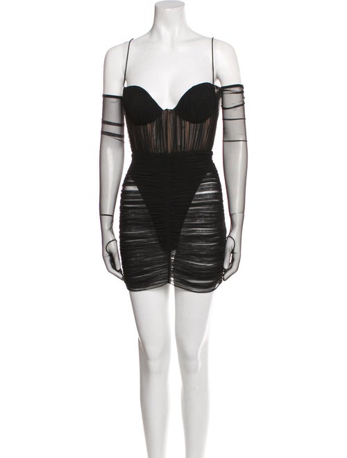 Alex Perry Square Neckline Mini Dress