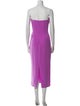 Alex Perry Strapless Midi Length Dress