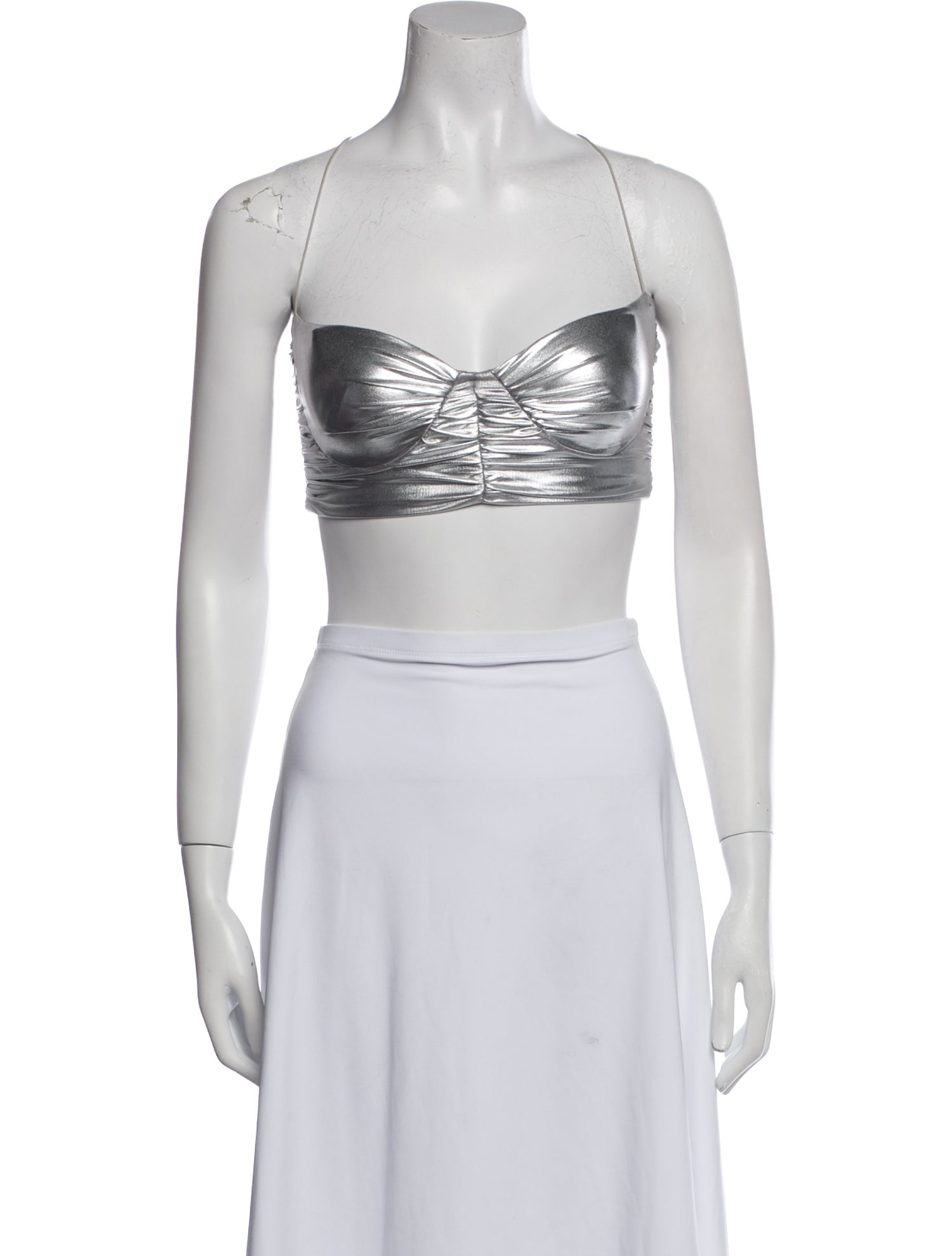 Alex Perry Strapless Crop Top