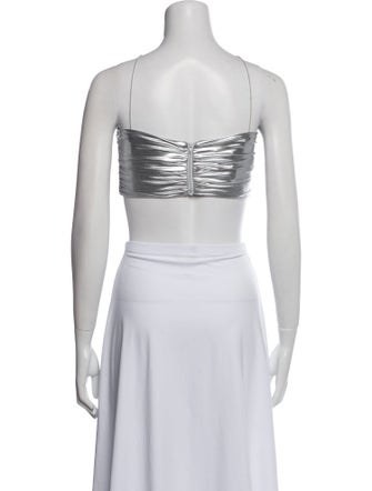 Alex Perry Strapless Crop Top