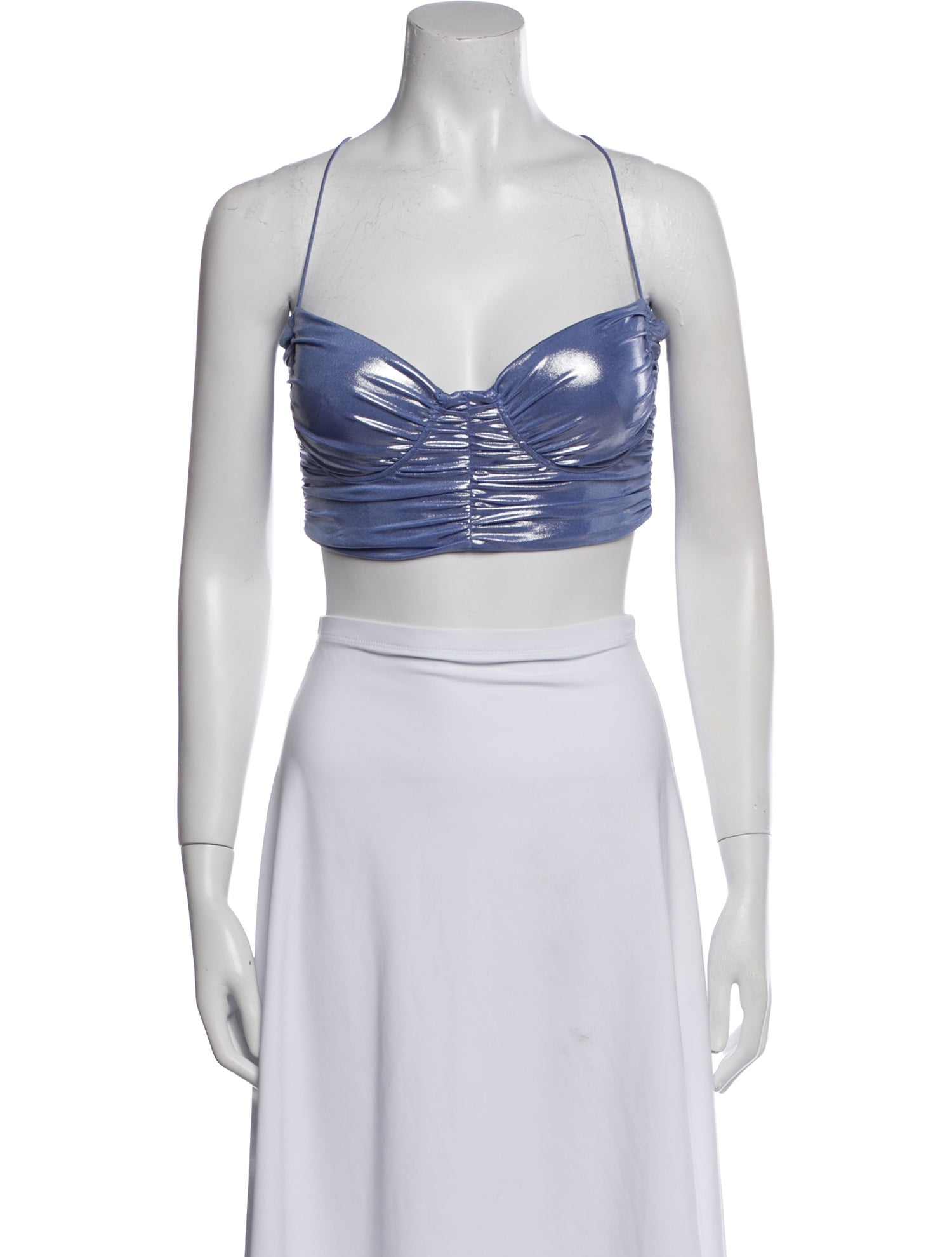 Alex Perry Strapless Crop Top
