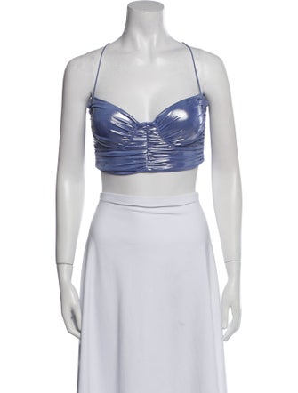 Alex Perry Strapless Crop Top