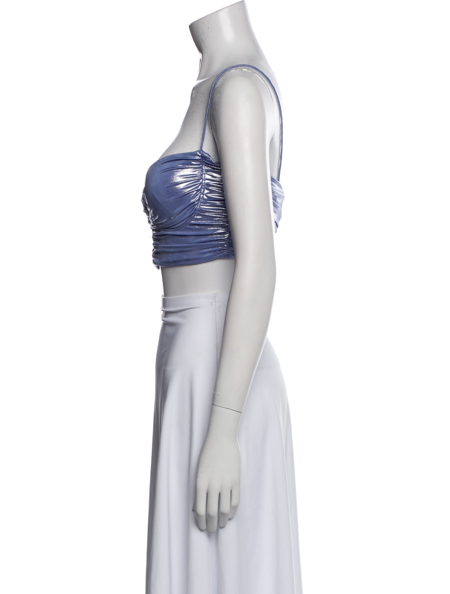 Alex Perry Strapless Crop Top