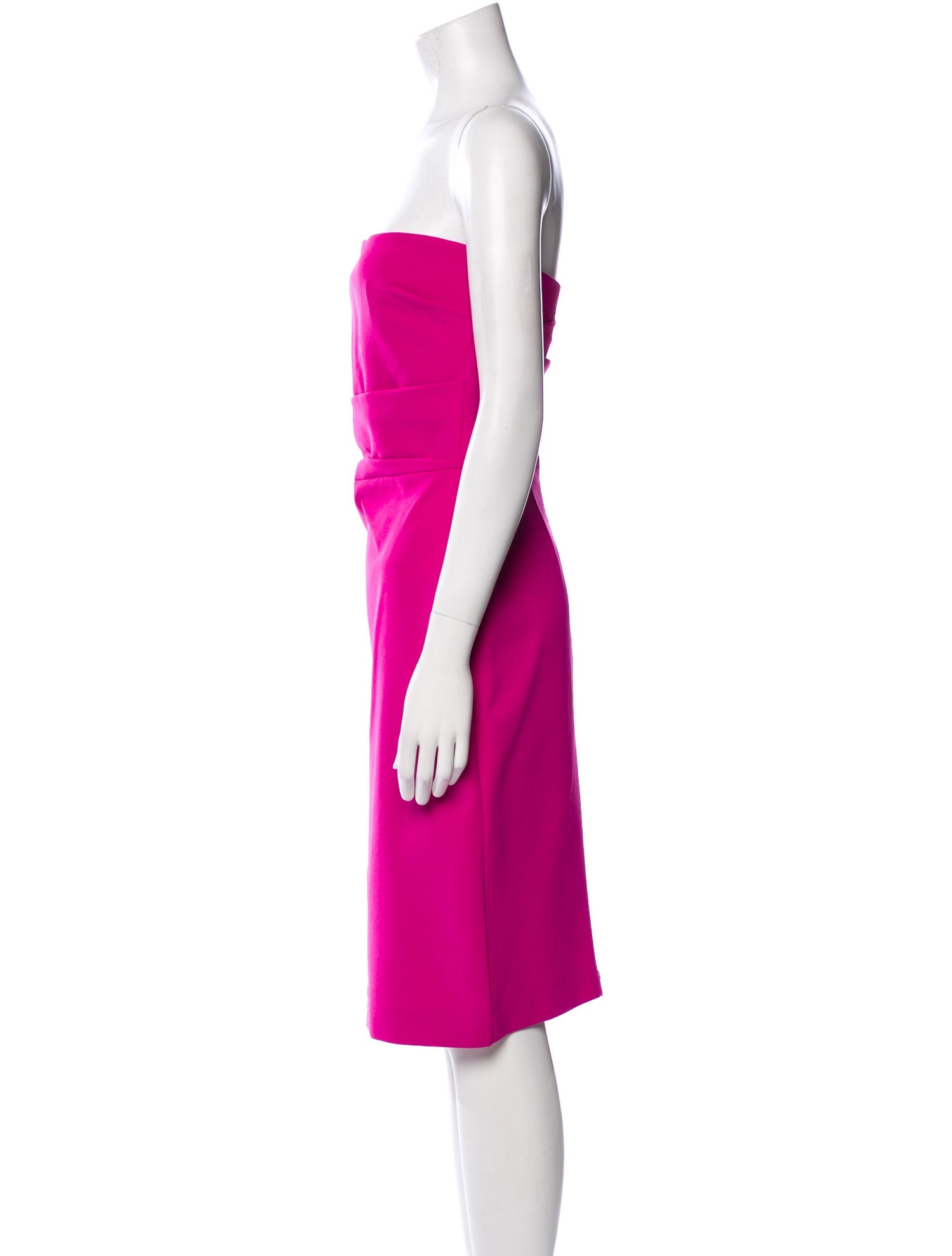 Alex Perry Strapless Knee-Length Dress