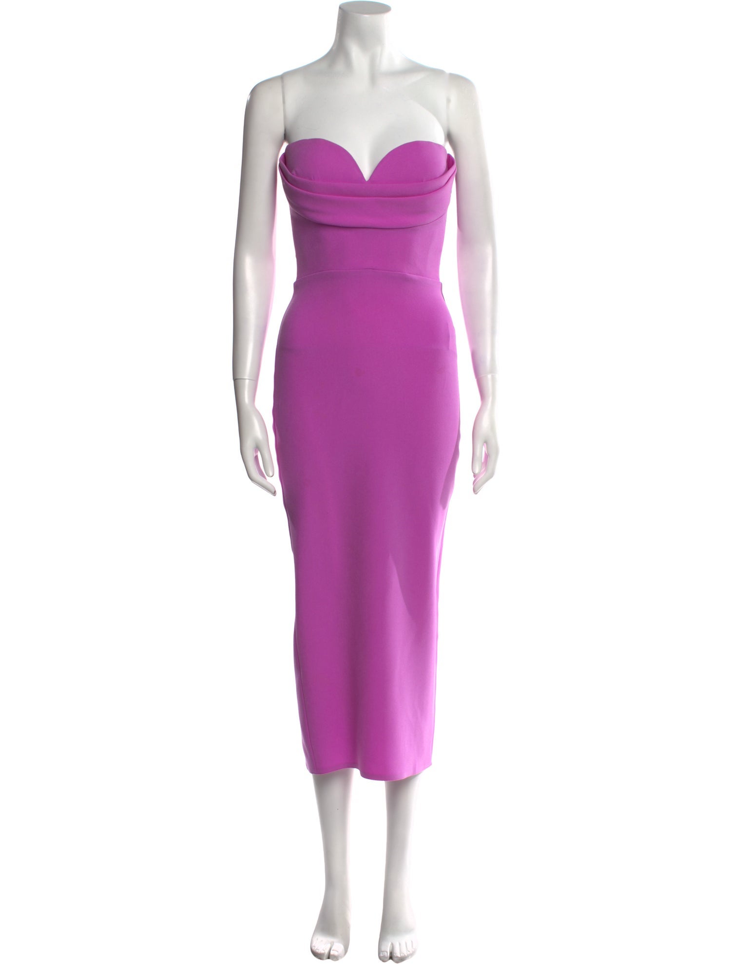 Alex Perry Strapless Knee-Length Dress