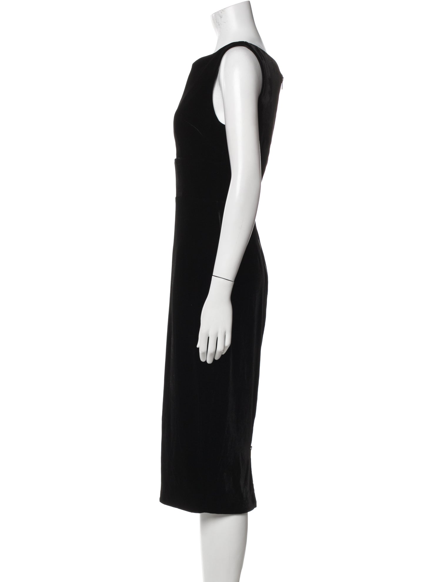 Alex Perry Bateau Neckline Midi Length Dress
