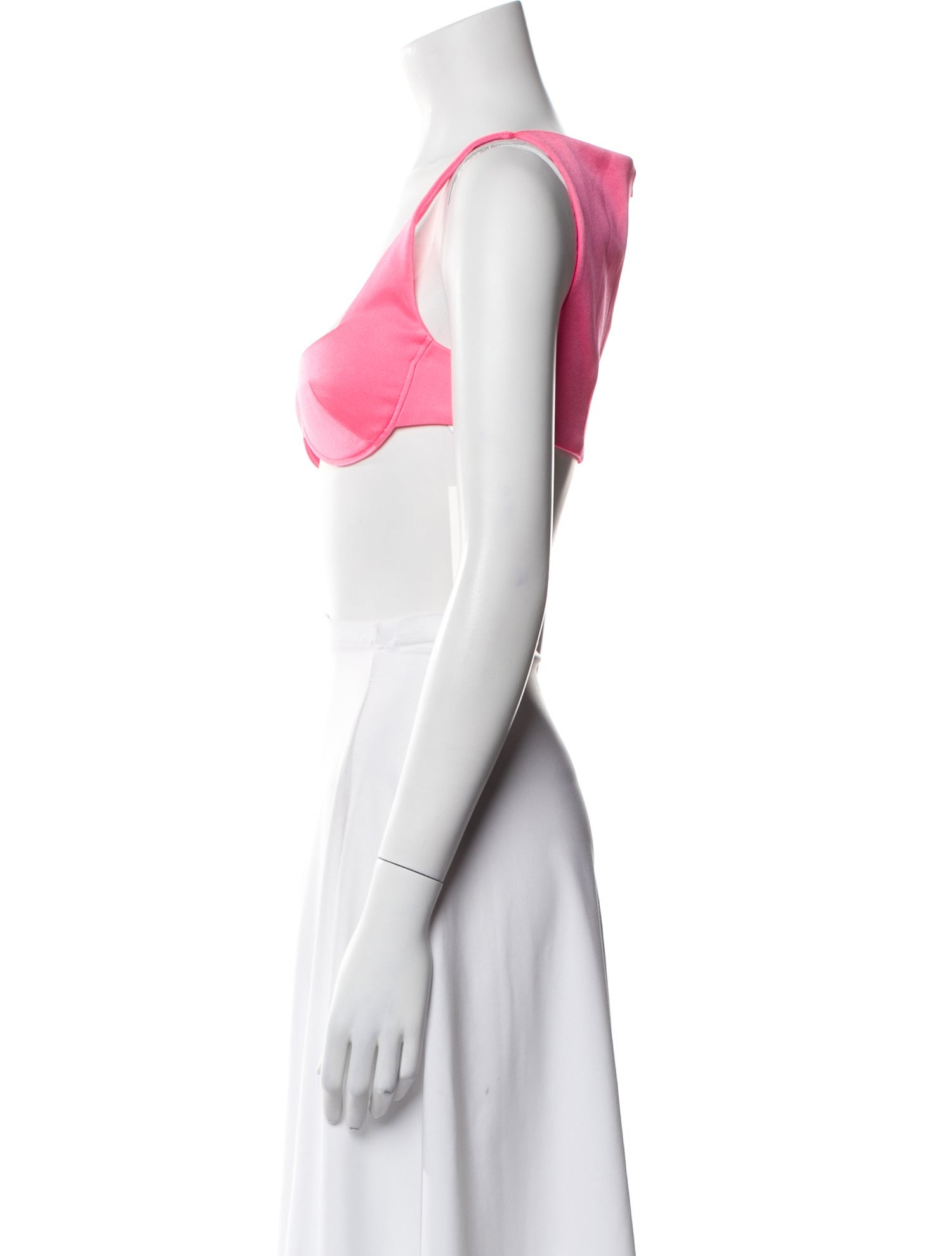Alex Perry Square Neckline Sleeveless Crop Top w/ Tags
