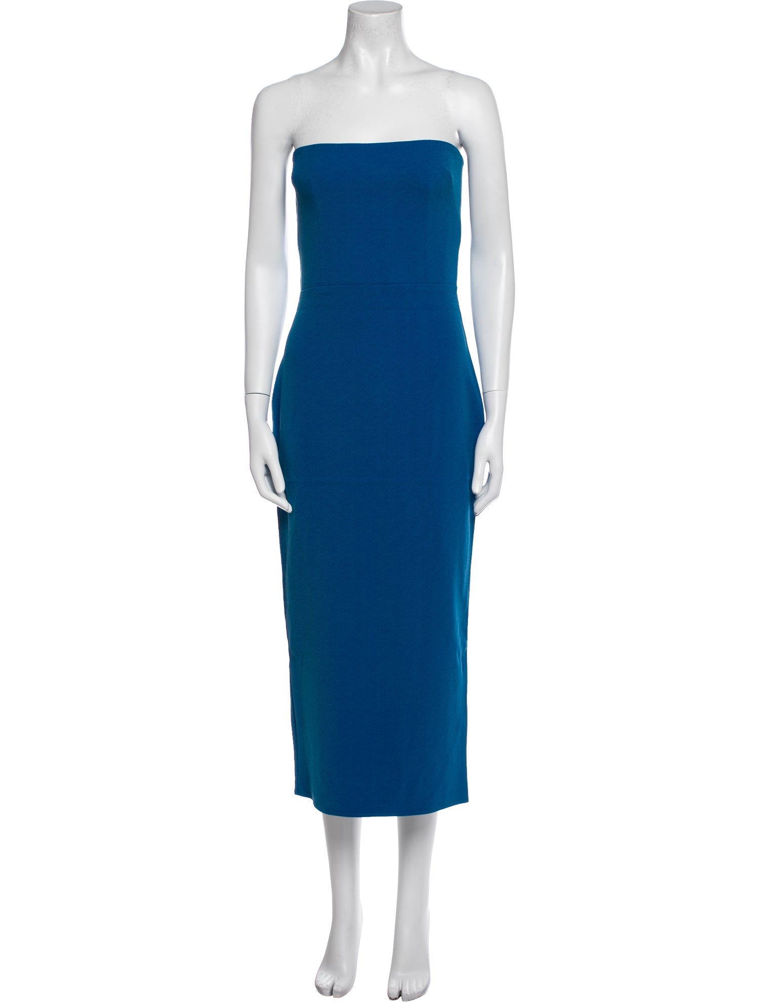 Alex Perry Strapless Midi Length Dress