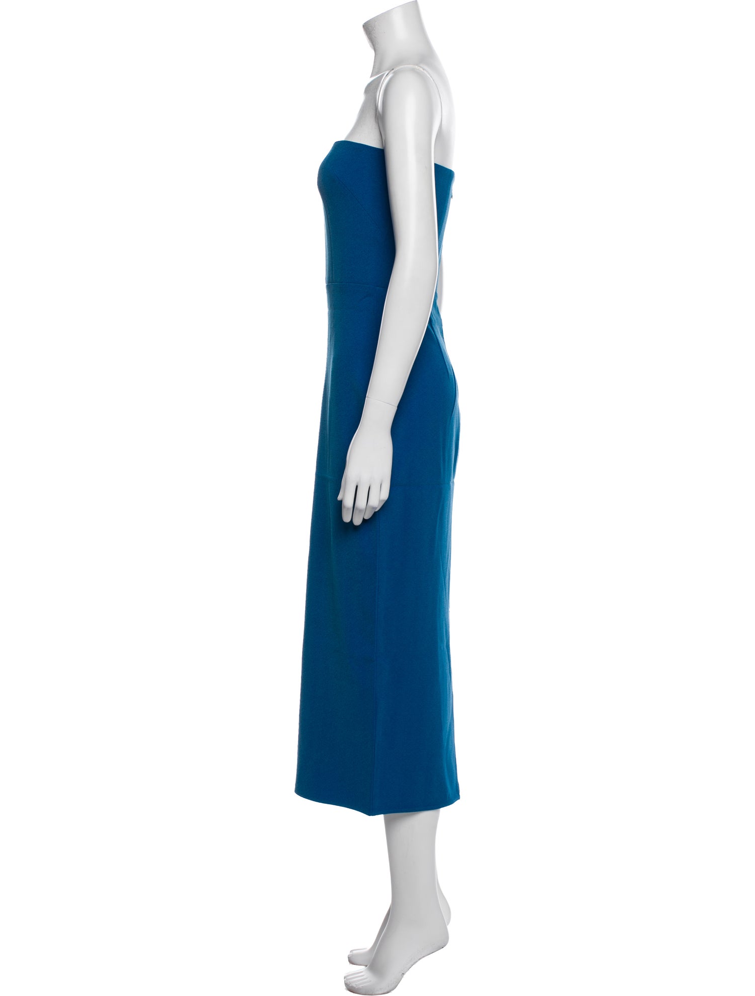 Alex Perry Strapless Midi Length Dress