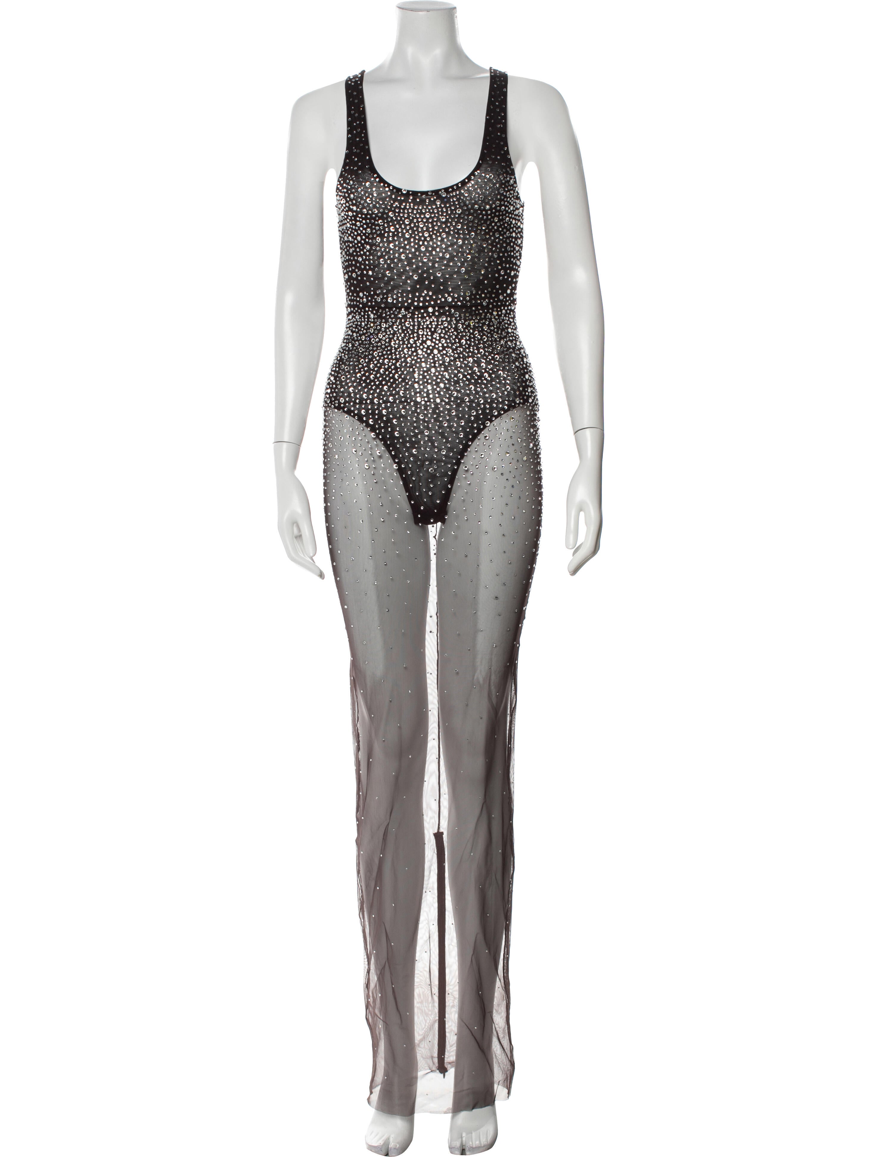 Alex Perry Nylon Long Dress