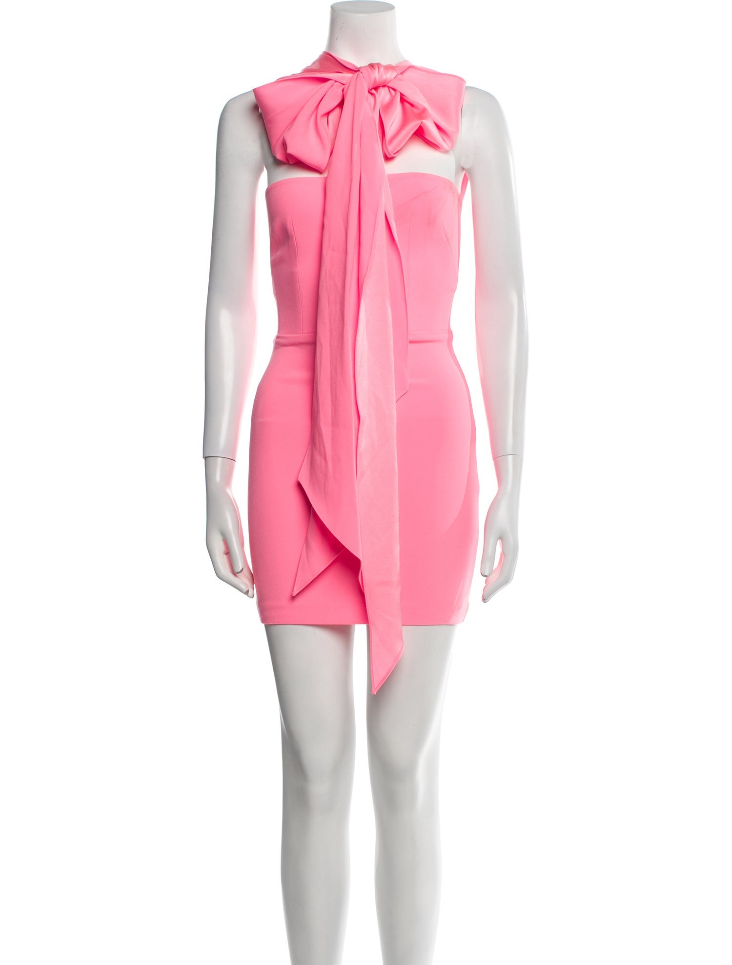 Alex Perry Mock Neck Mini Dress