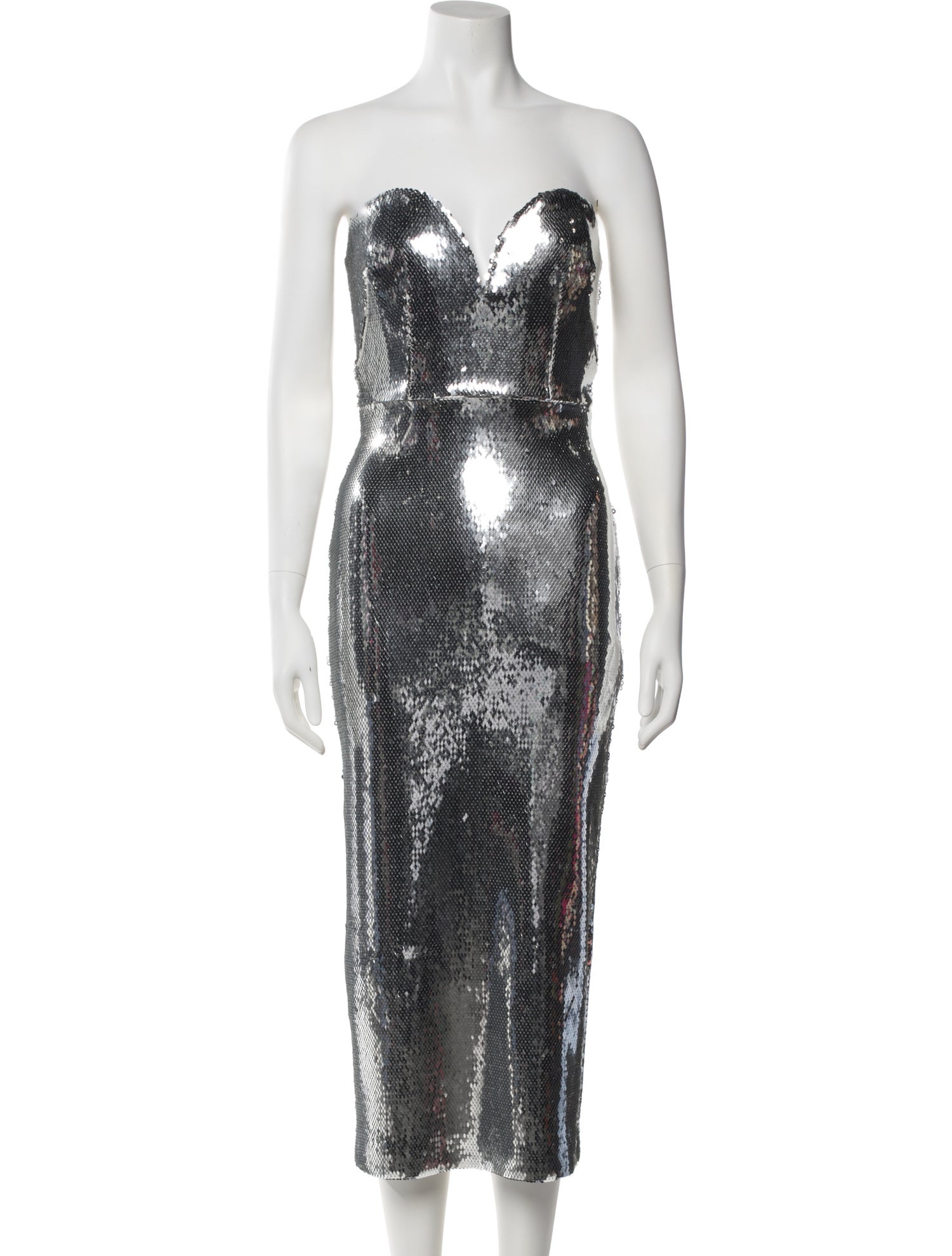 Alex Perry Strapless Midi Length Dress w/ Tags