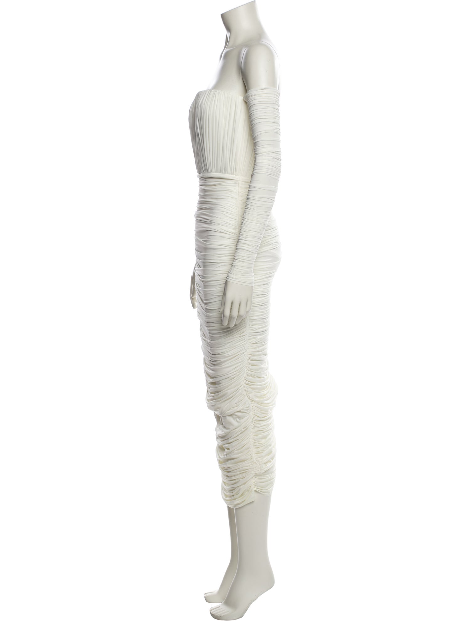 Alex Perry Off-The-Shoulder Midi Length Dress