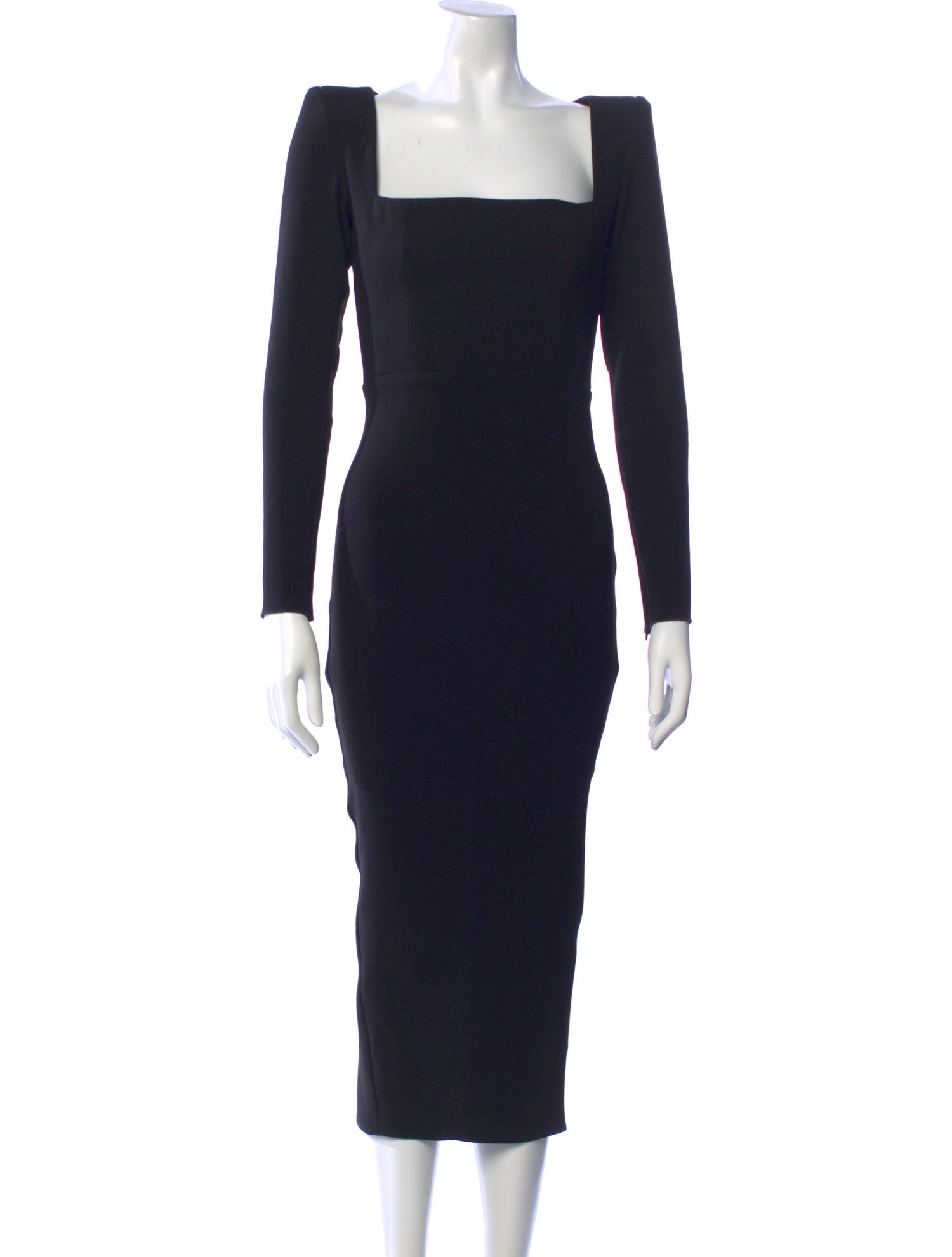 Alex Perry Square Neckline Midi Length Dress