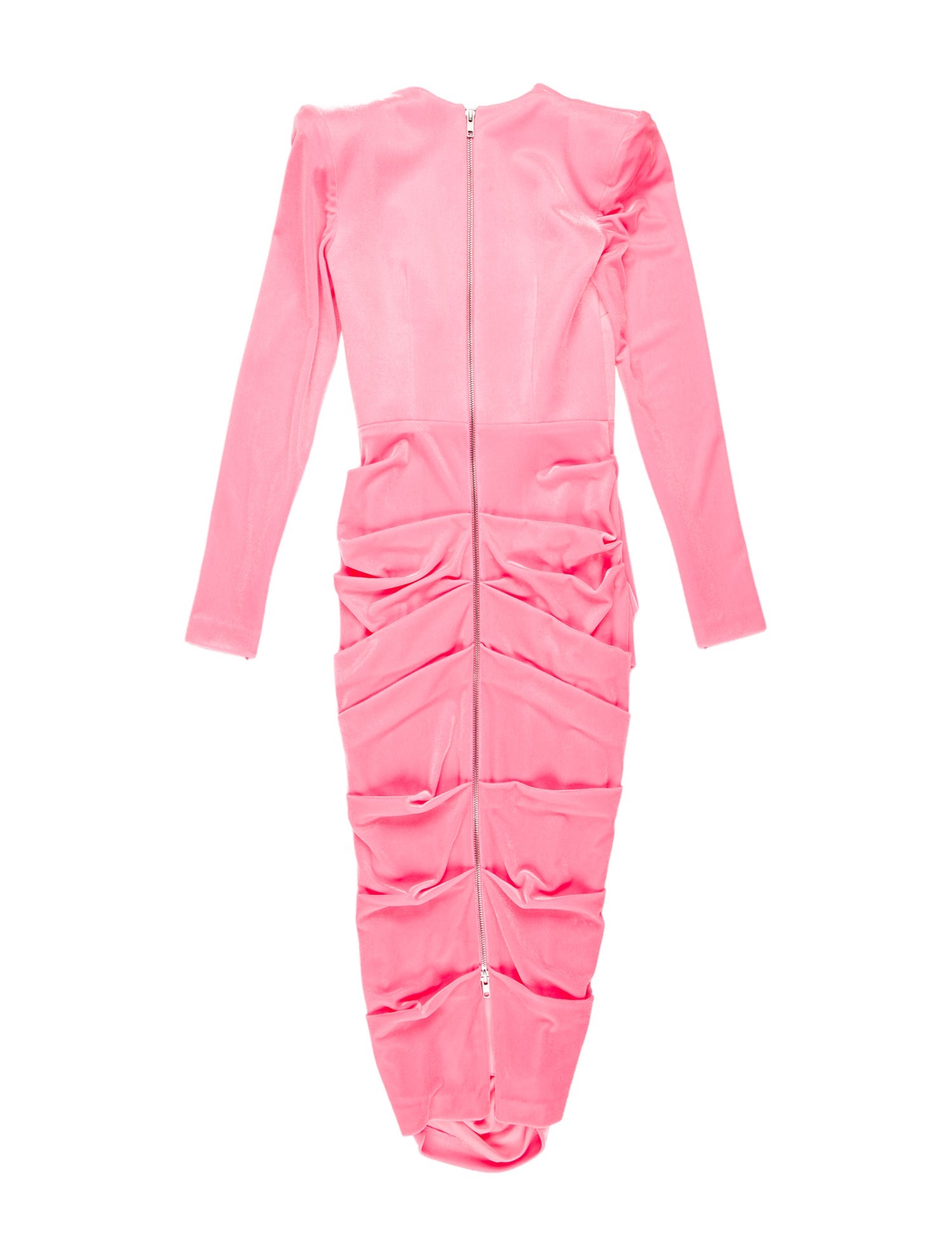 Alex Perry Mock Neck Midi Length Dress