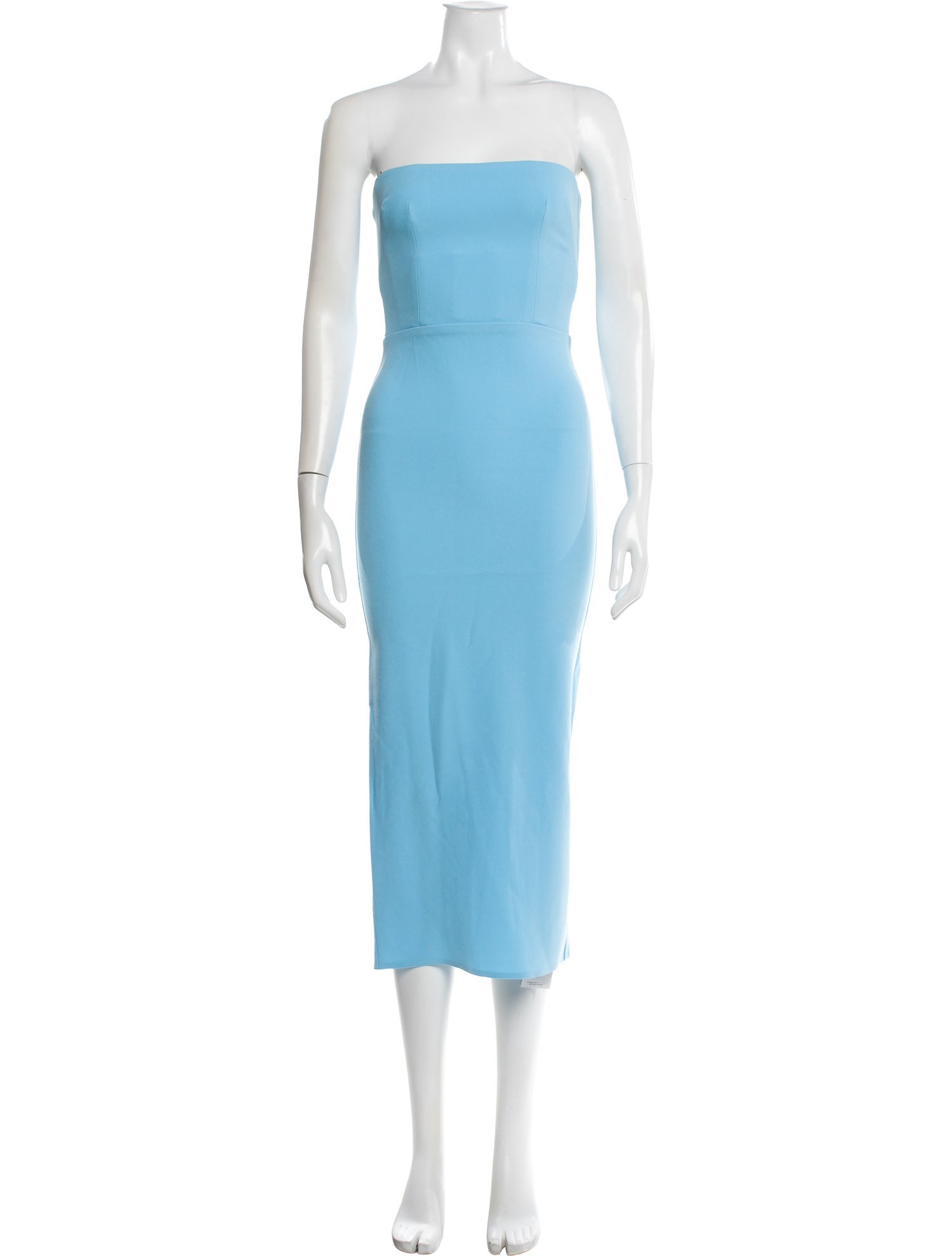 Alex Perry Strapless Midi Length Dress