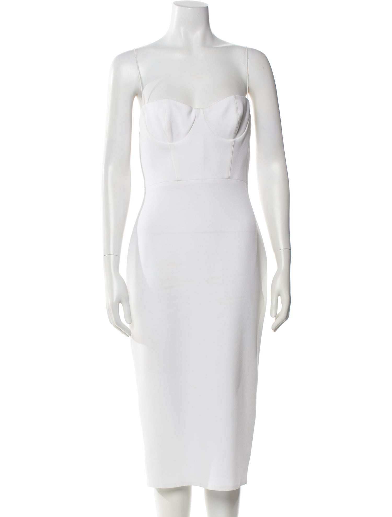 Alex Perry Square Neckline Knee-Length Dress