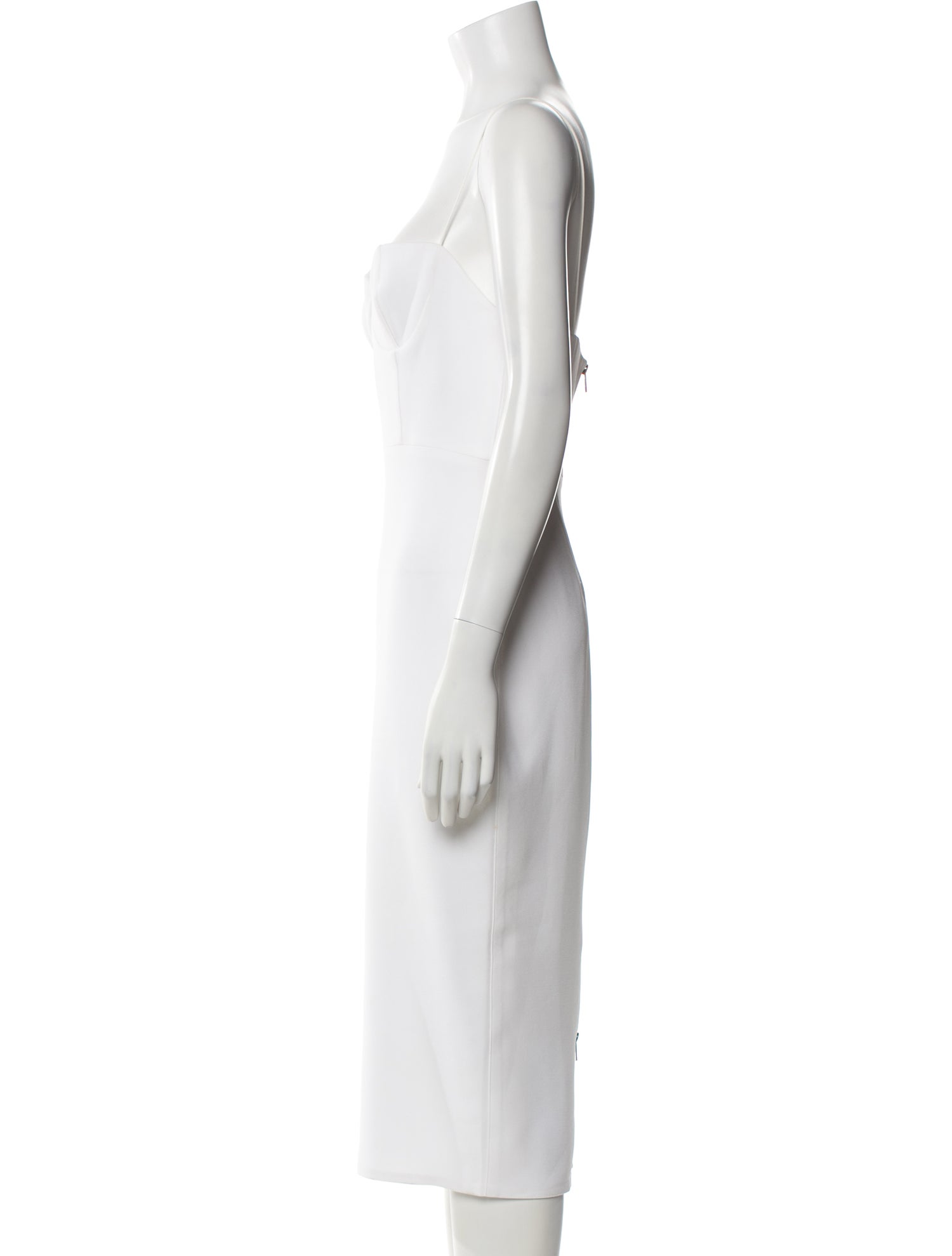 Alex Perry Square Neckline Knee-Length Dress