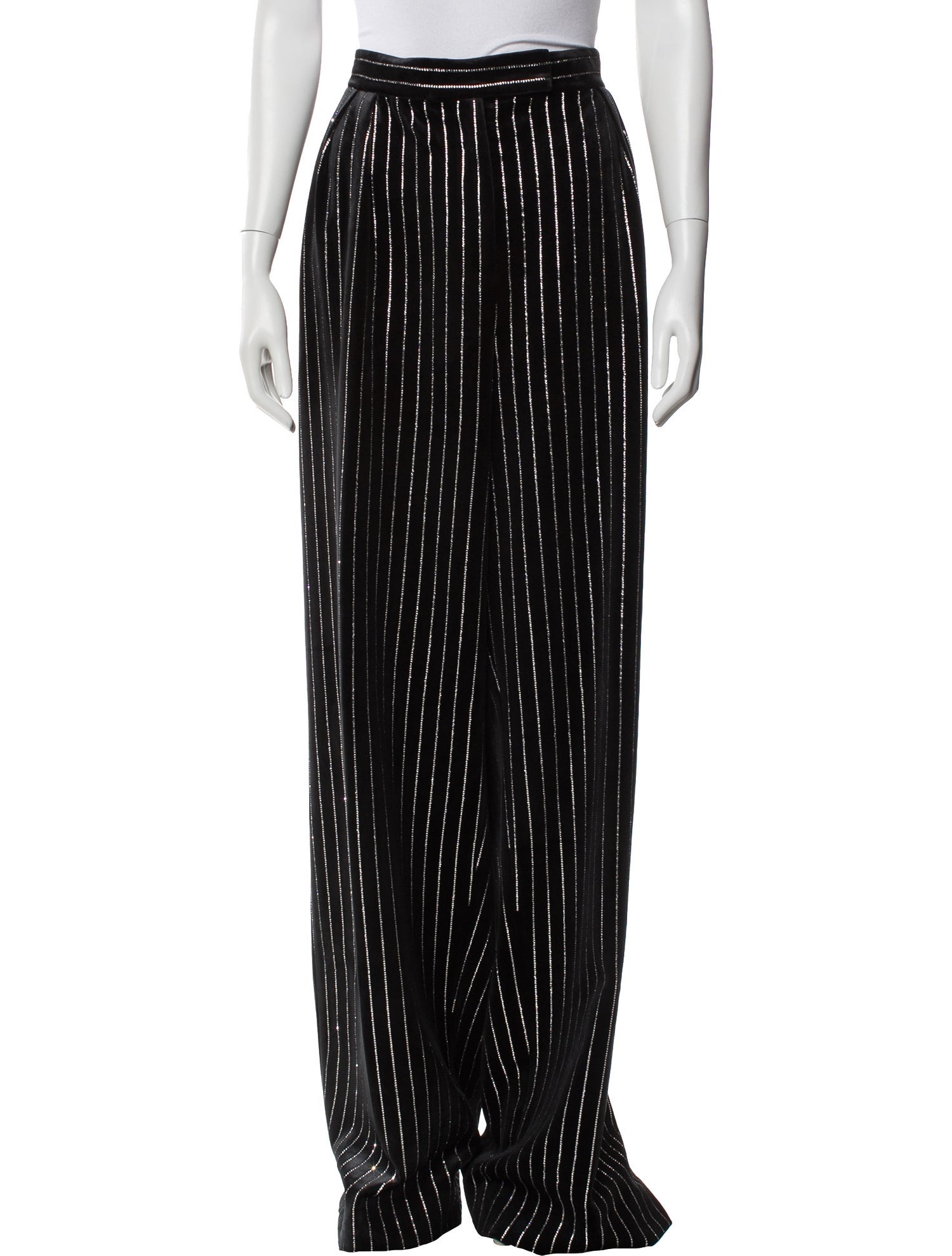 Alex Perry Striped Wide Leg Pants