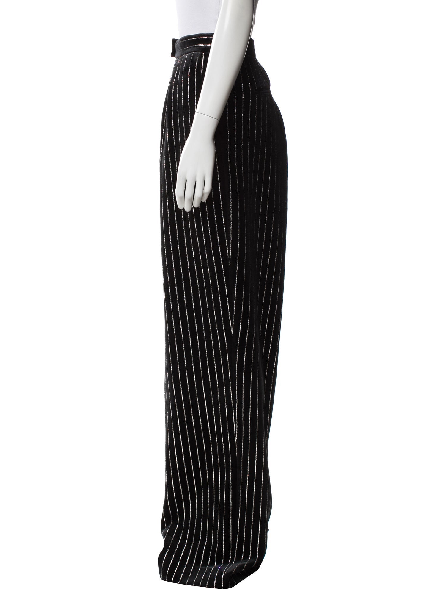 Alex Perry Striped Wide Leg Pants