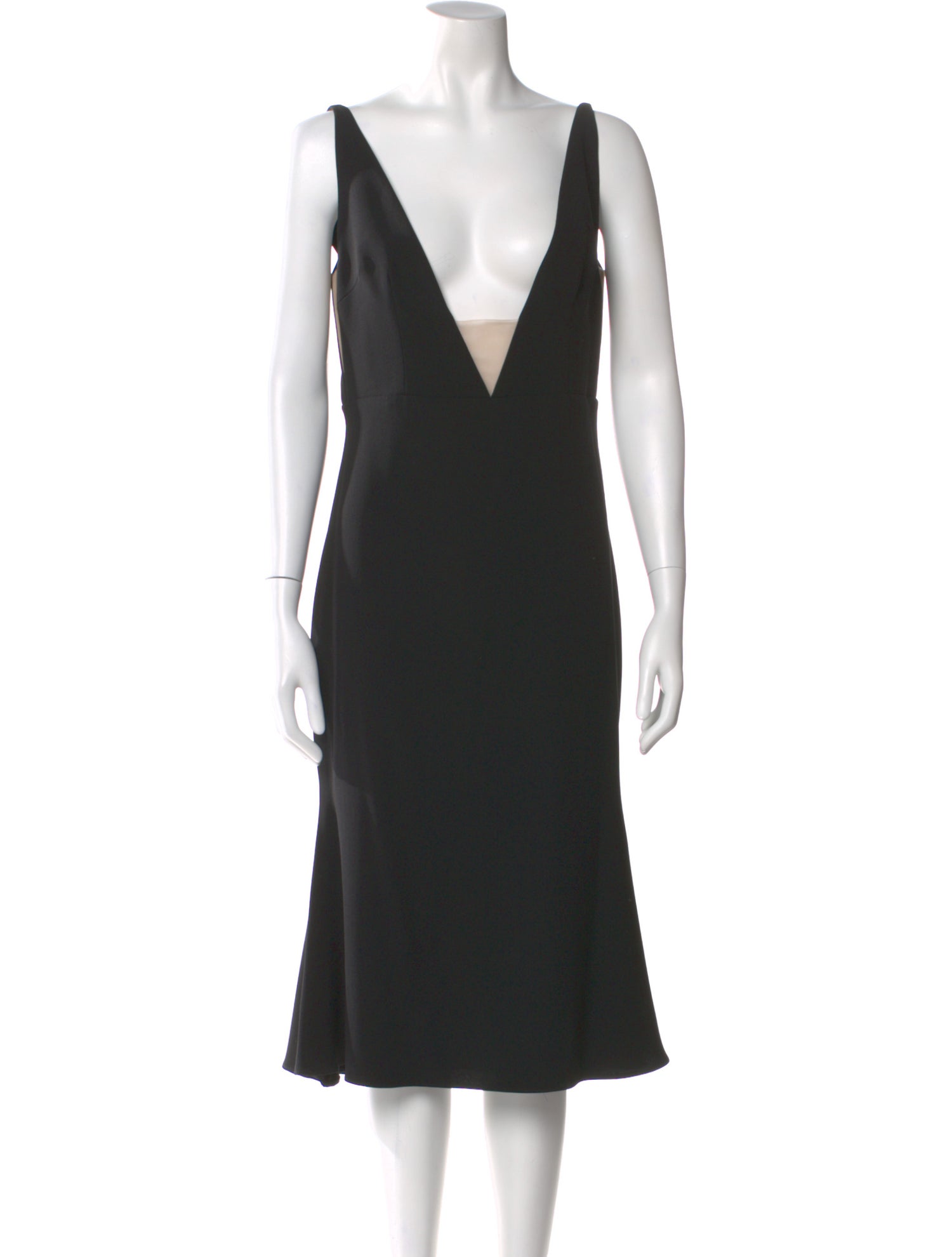 Alex Perry V-Neck Midi Length Dress