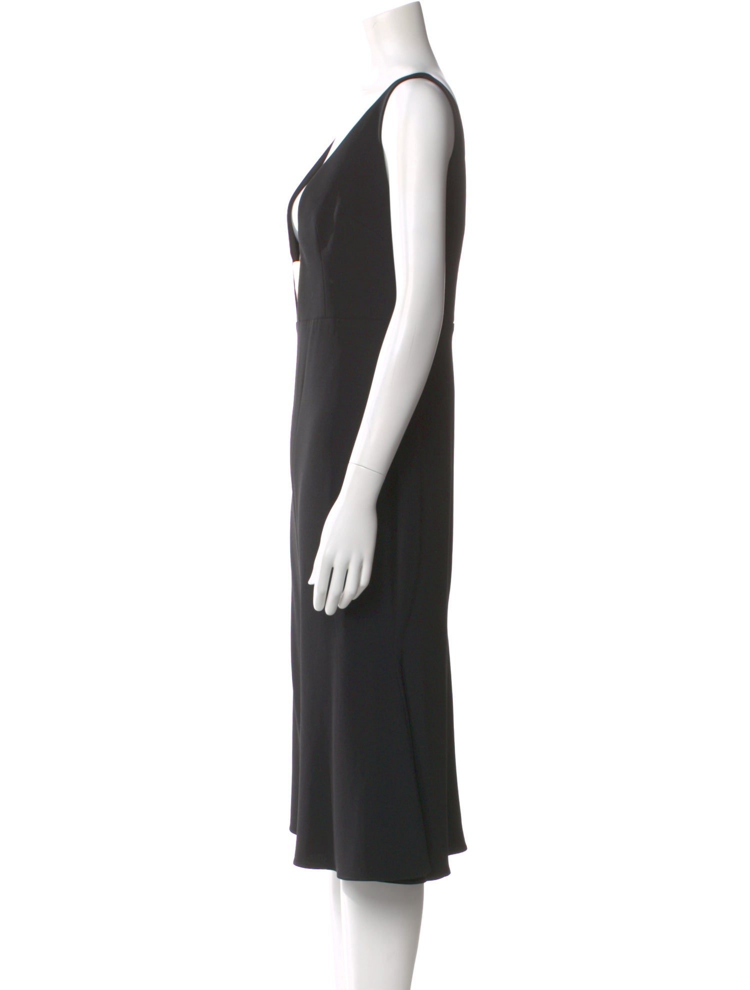 Alex Perry V-Neck Midi Length Dress