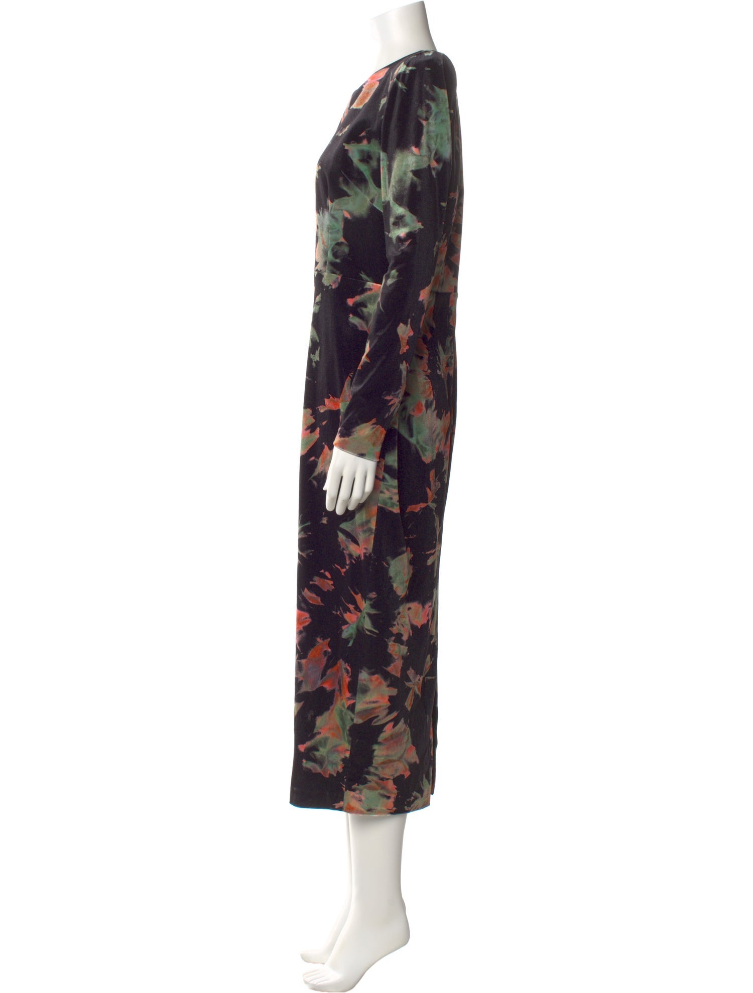 Alex Perry Floral Print Long Dress w/ Tags