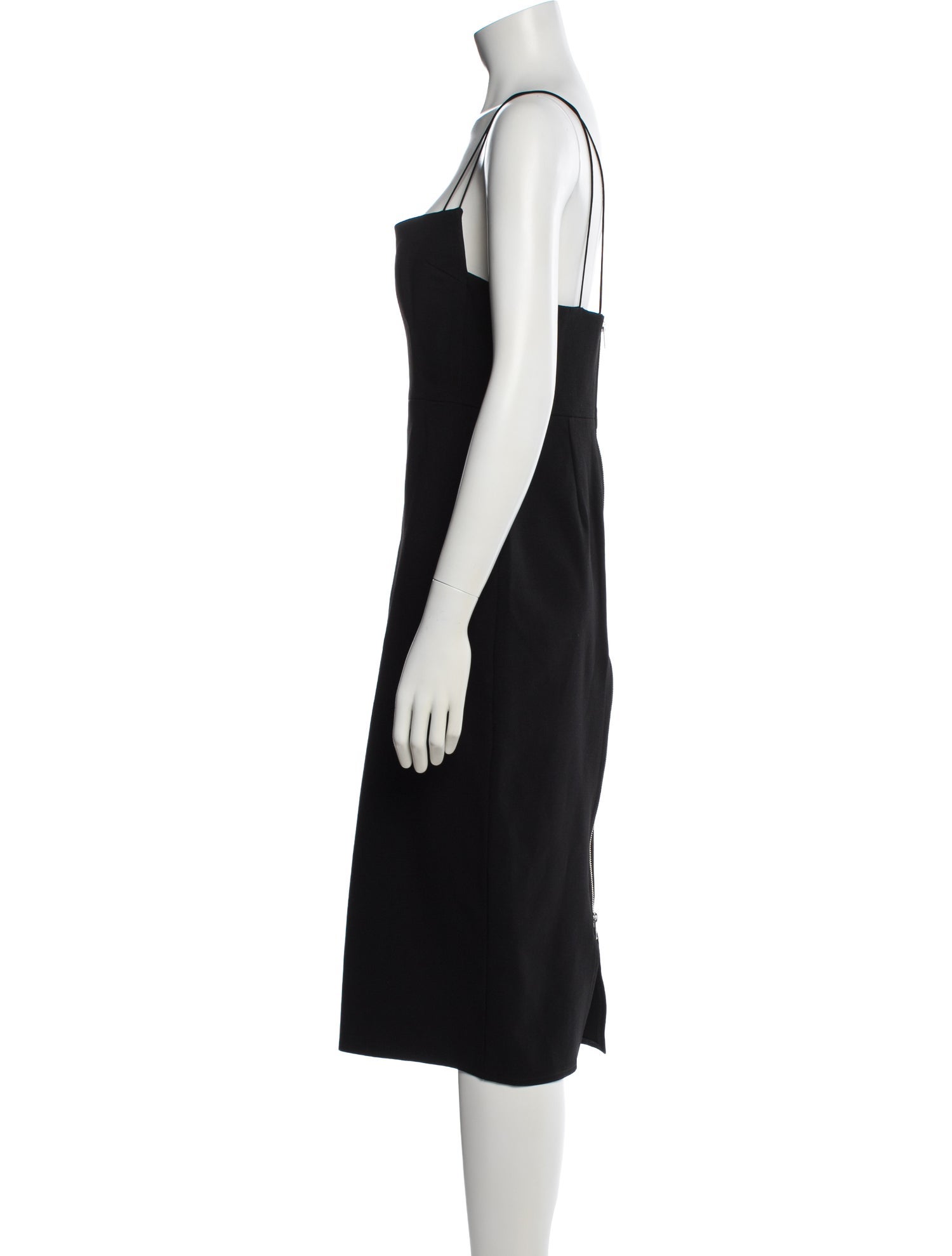 Alex Perry Square Neckline Midi Length Dress