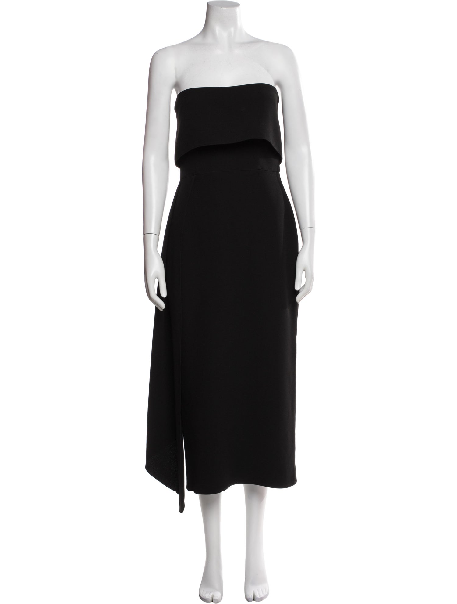 Alex Perry Strapless Midi Length Dress