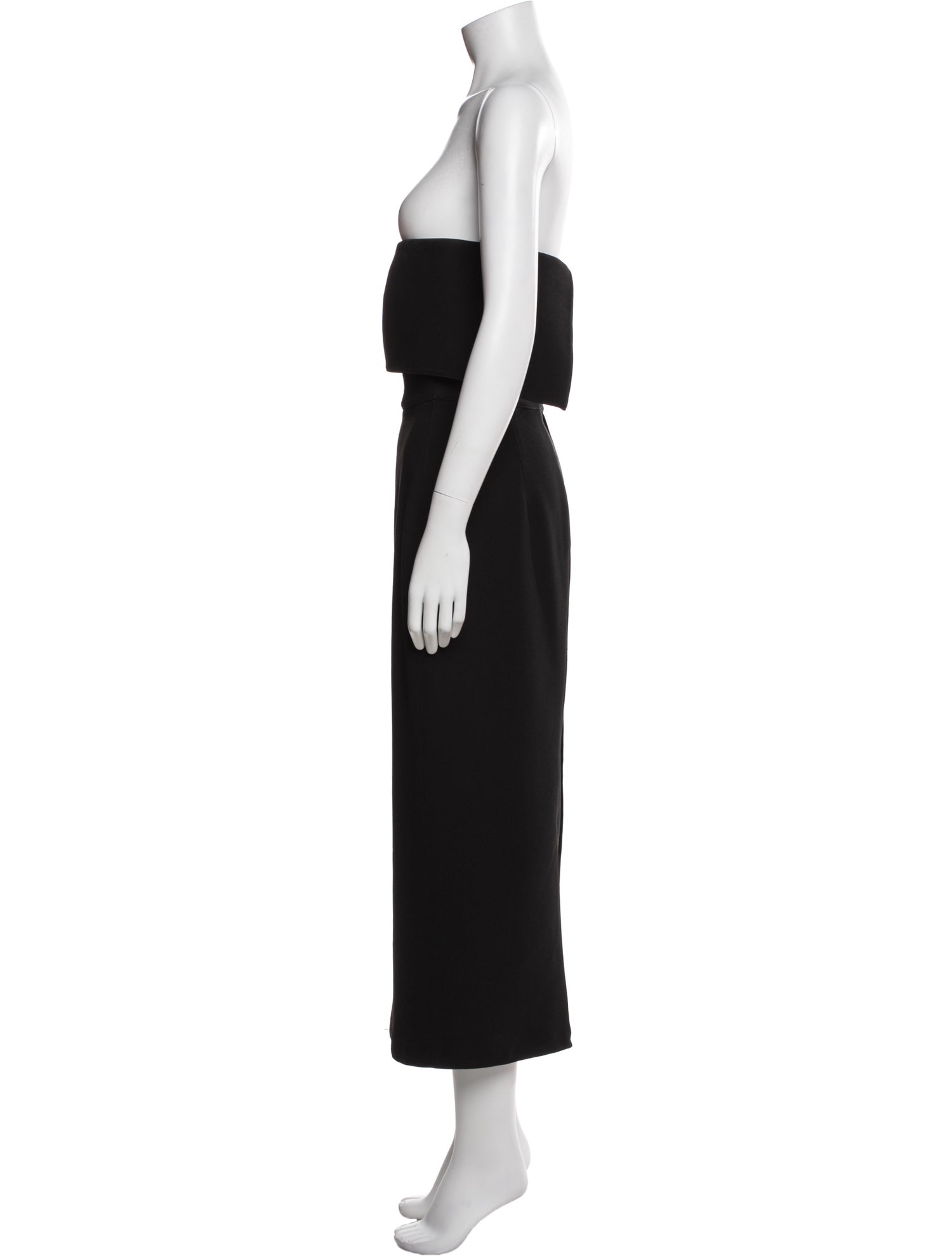 Alex Perry Strapless Midi Length Dress