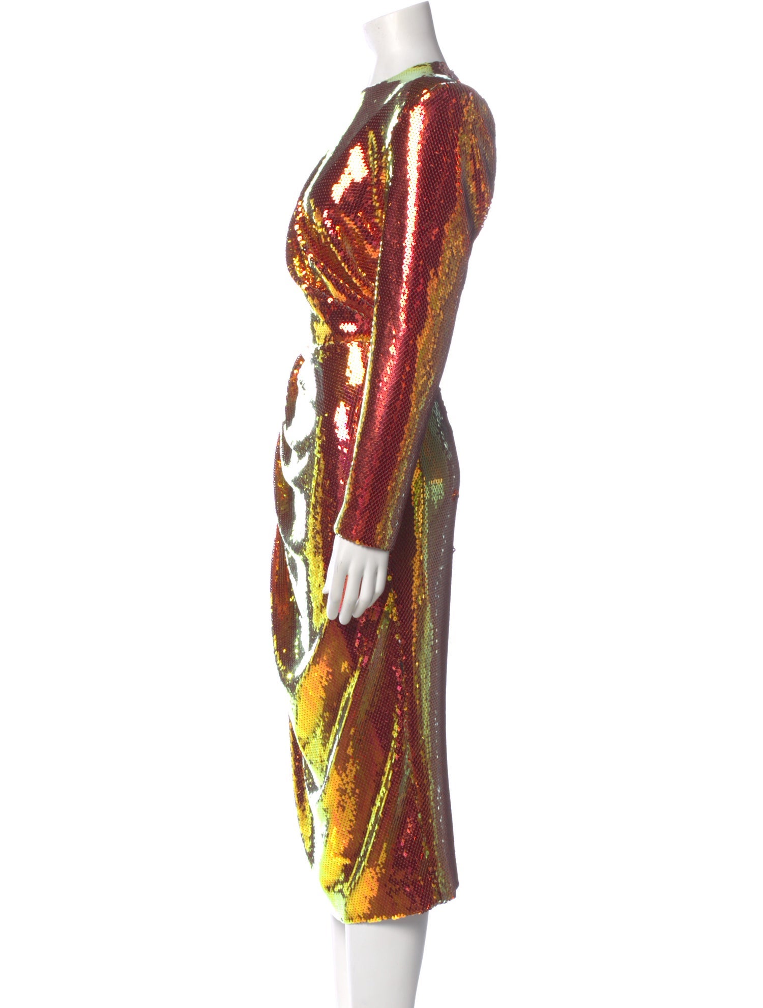 Alex Perry Patterned Midi Length Dress