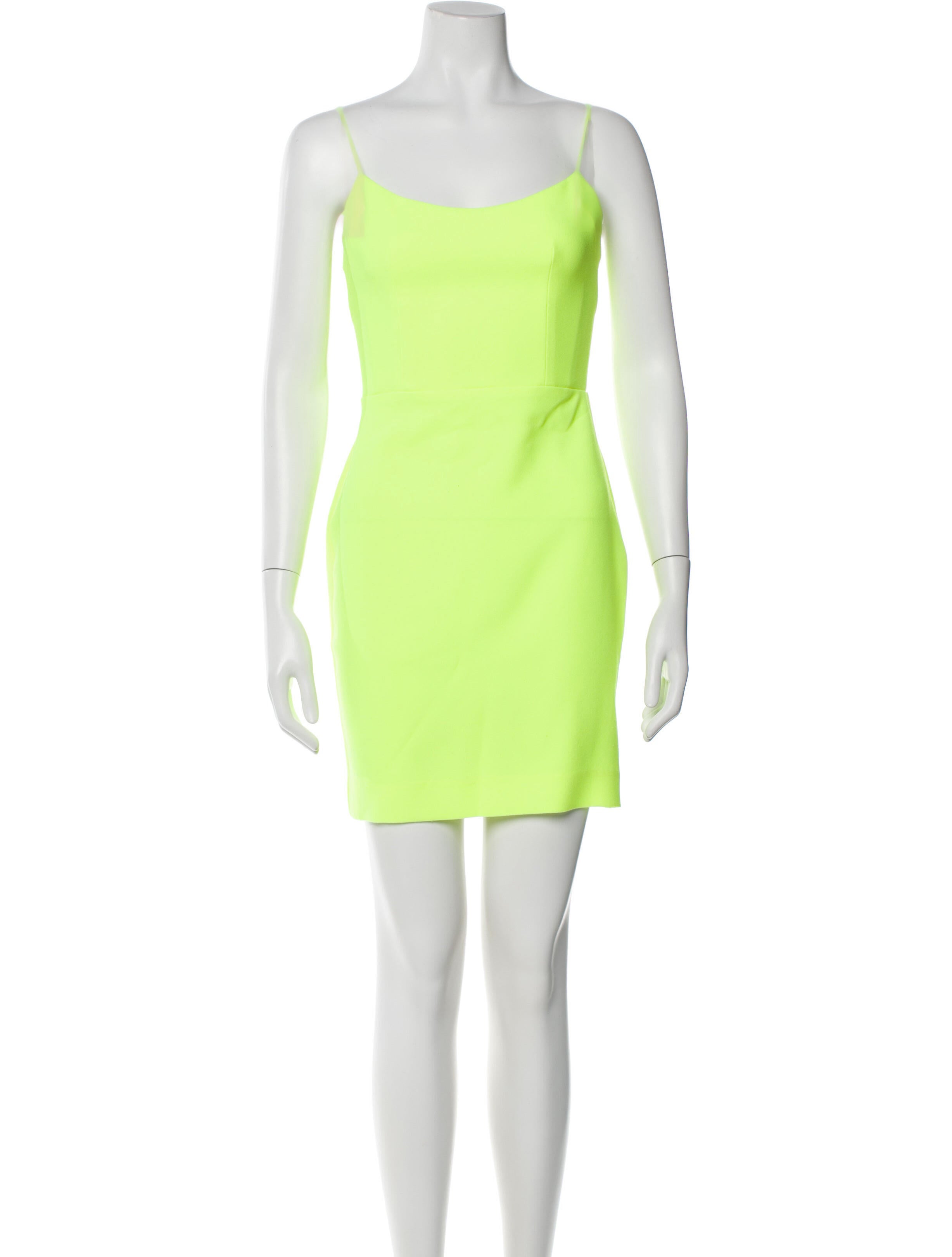 Alex Perry Square Neckline Mini Dress