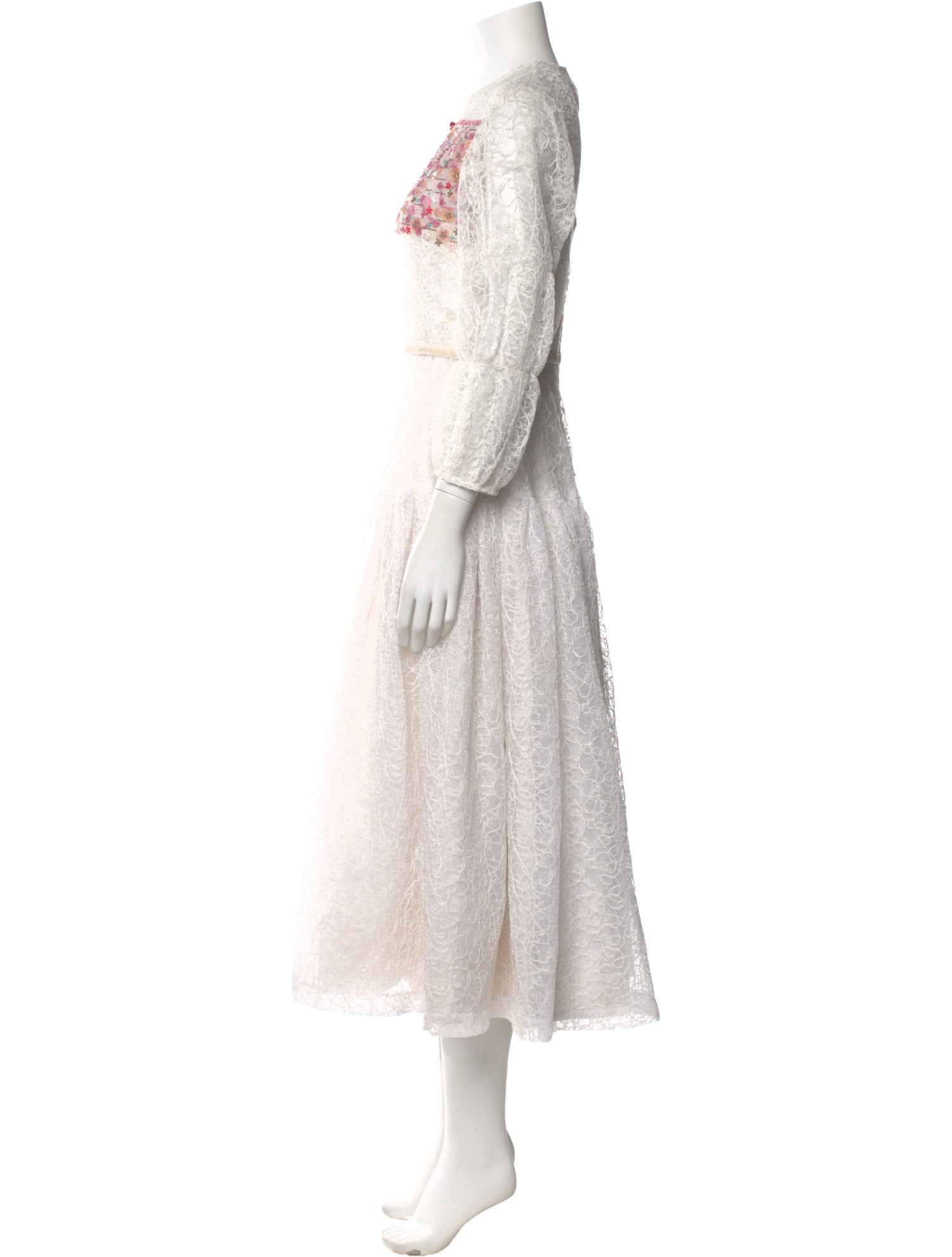 Alex Perry Crew Neck Long Dress