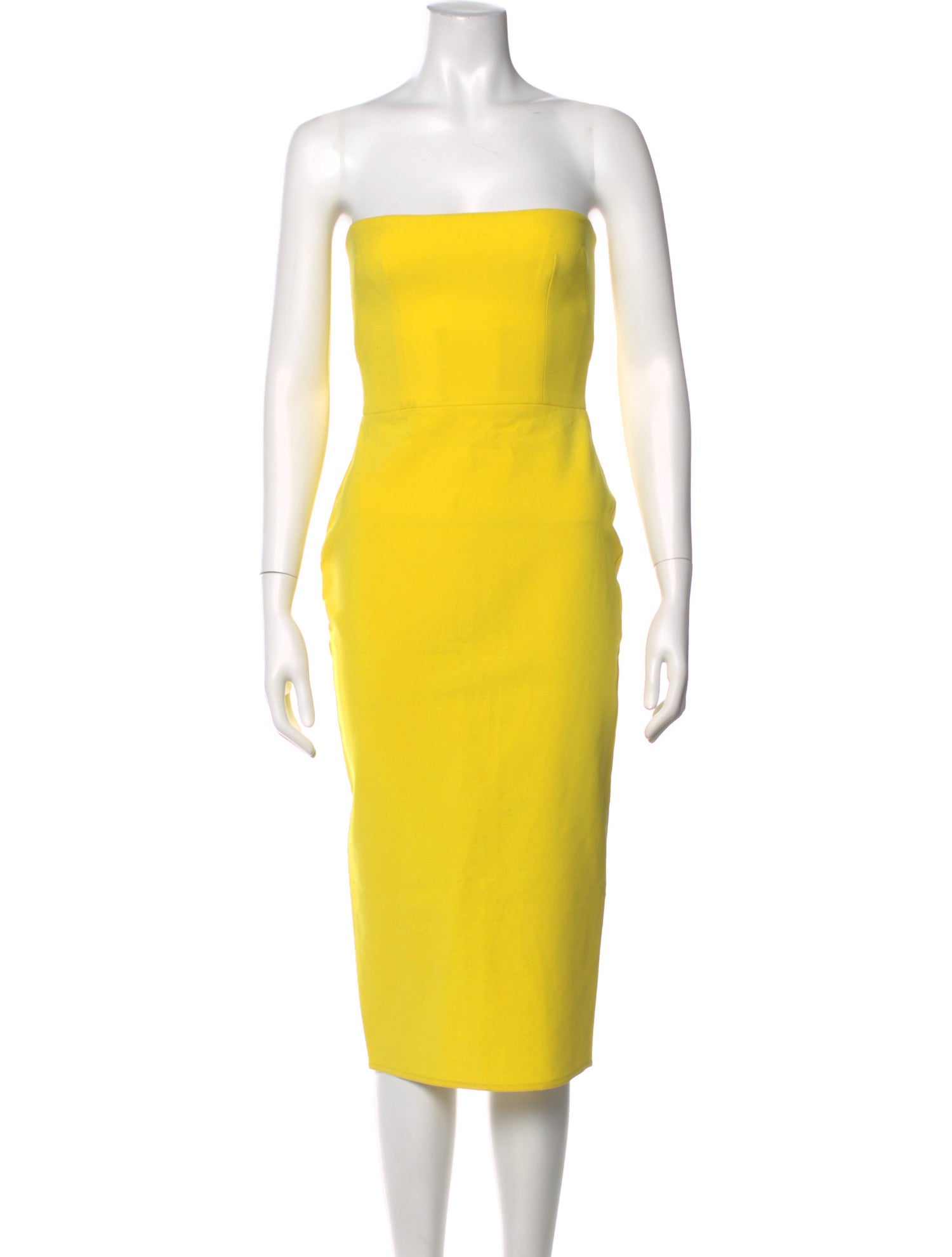 Alex Perry Strapless Knee-Length Dress