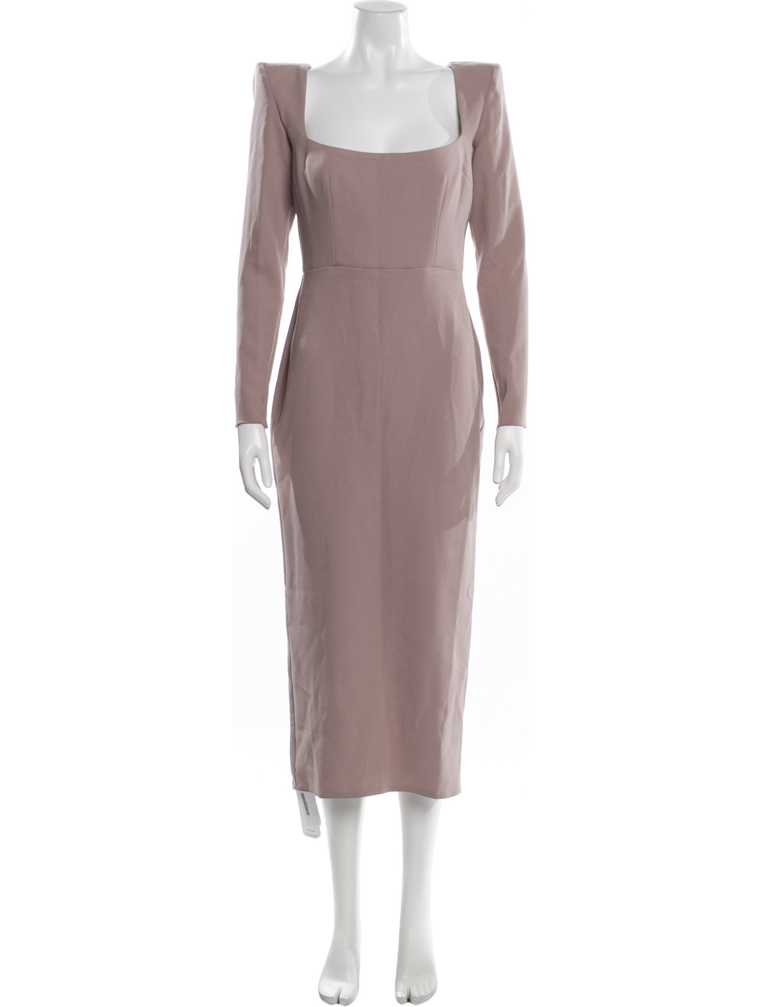 Alex Perry Square Neckline Midi Length Dress