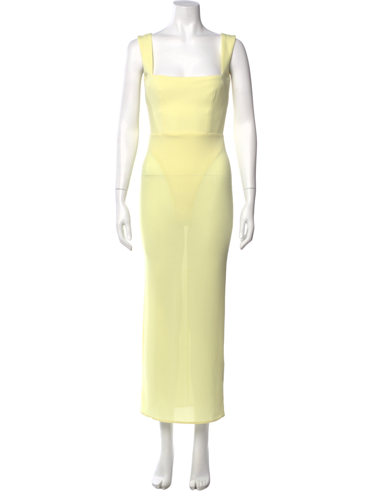 Alex Perry Square Neckline Long Dress